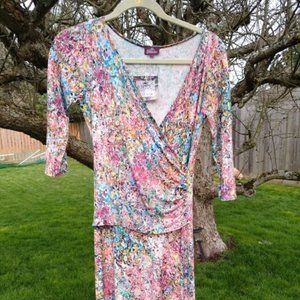 Salaam wrap dress size S NWT